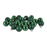 Kerstballen set groen - 24st