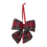 Strik ruit - rood - 12x13 cm
