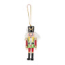 Notenkraker hanger - rood en groen  - 12 cm 