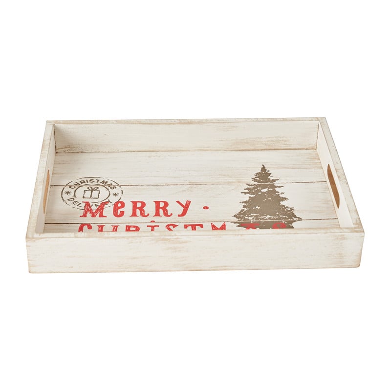 Kerstboom huisje huisdieren - groen - 38x38x48 cm