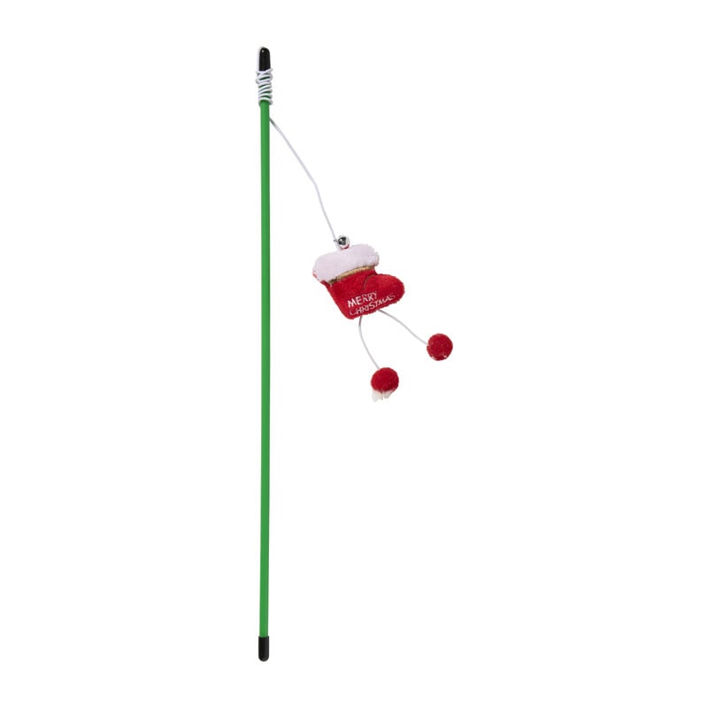 Kerst kattenspeeltje - rood/groen - diverse varianten
