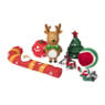 Hondenspeelgoed - kerst - set van 6