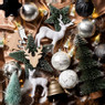 Kerstbal zilverkeurig - ruit