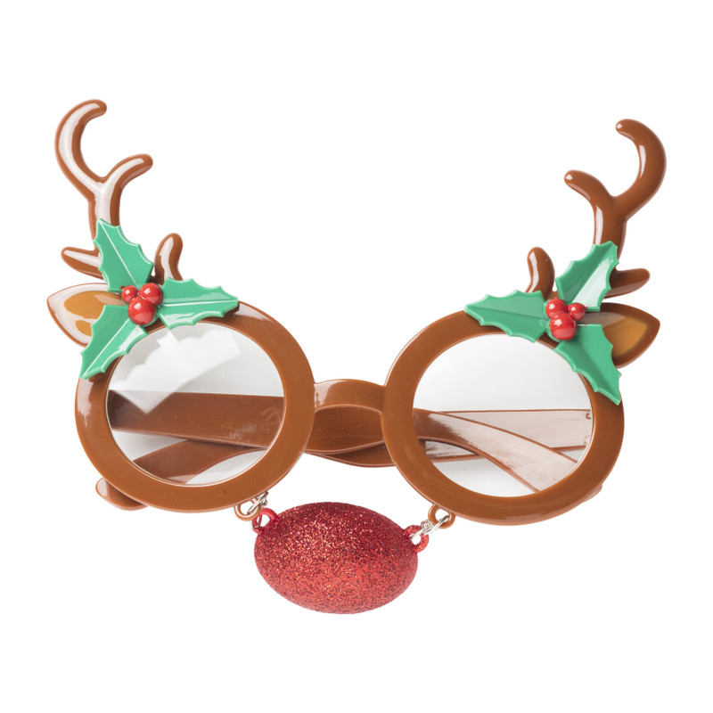 Kerstbril - reindeer 