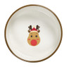 Voerbak kerst - bruin - Ø16 cm