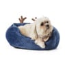 Hondenmand - kerst - blauw