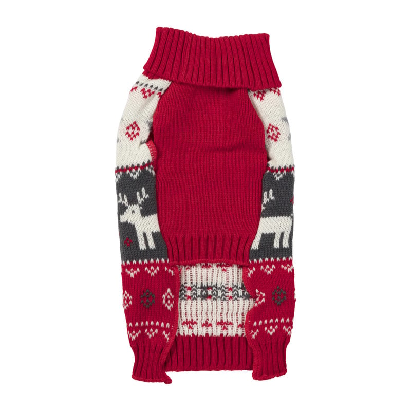Kersttrui voor dieren - rood
