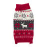 Kersttrui voor dieren - rood