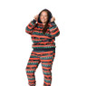 Huispak kerst - blauw - maat L/XL