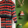 Huispak kerst - blauw - maat L/XL