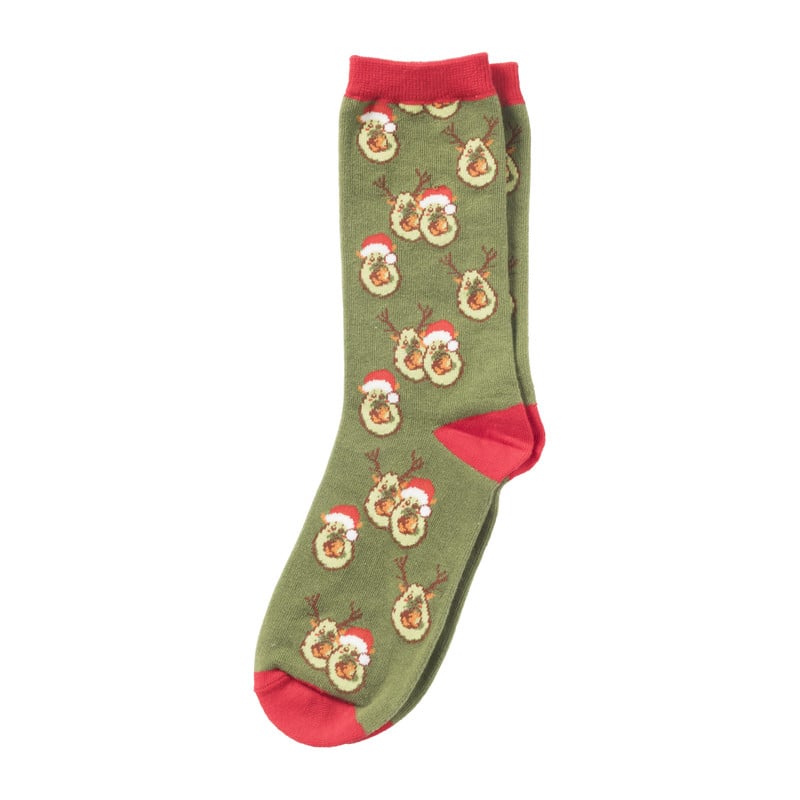 Sokken avocado - maat 38-41 - groen