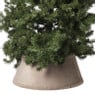 Kerstboom rok velvet - beige - ø55x23 cm