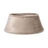 Kerstboom rok velvet - beige - ø55x23 cm