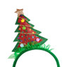 Tiara kerstboom - groen/rood