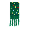 Kerstsjaal met lampjes - groen