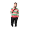 Kersttrui - leopard - M/L