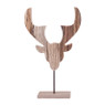 Rendier hoofd hout