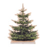 Kerstboom hout print  26x21x5 - M
