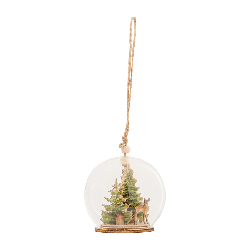 Kersthanger stolp boom - 7x7x7 cm