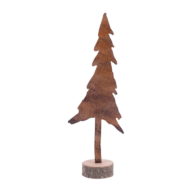 Kerstboom metaal - S - bruin