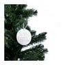 Kersthanger It's The Most Wonderful Time Of The Year - wit - 8 cm