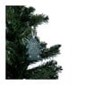 Kersthanger Santa Baby Is It Cold Outside Yet - groen - 8,5x6 cm