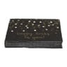 Servetten kerst - zwart/goud - 16.5x16.5 cm - set van 12