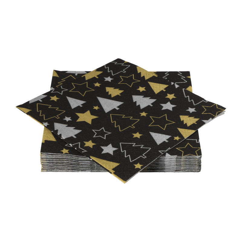 Servetten boom - set van 20 - 33x33 cm