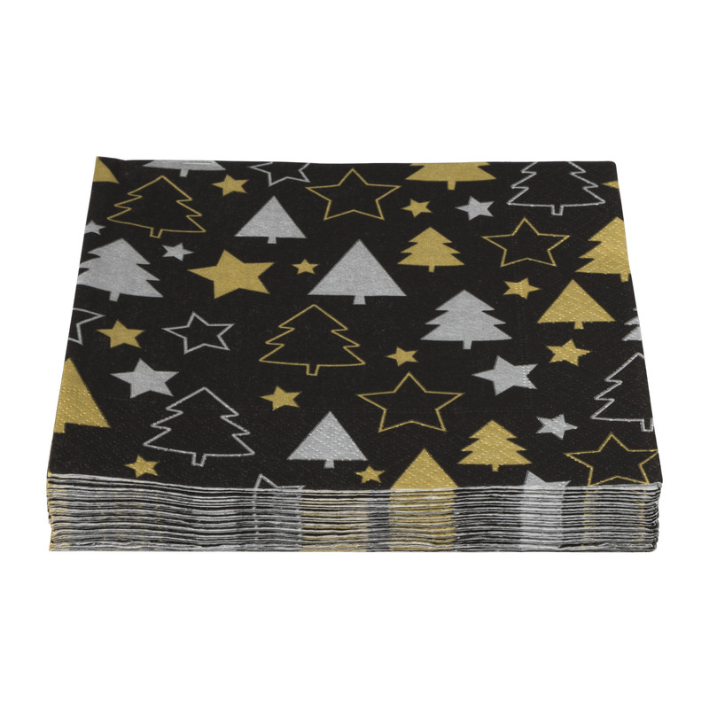 Servetten boom - set van 20 - 33x33 cm
