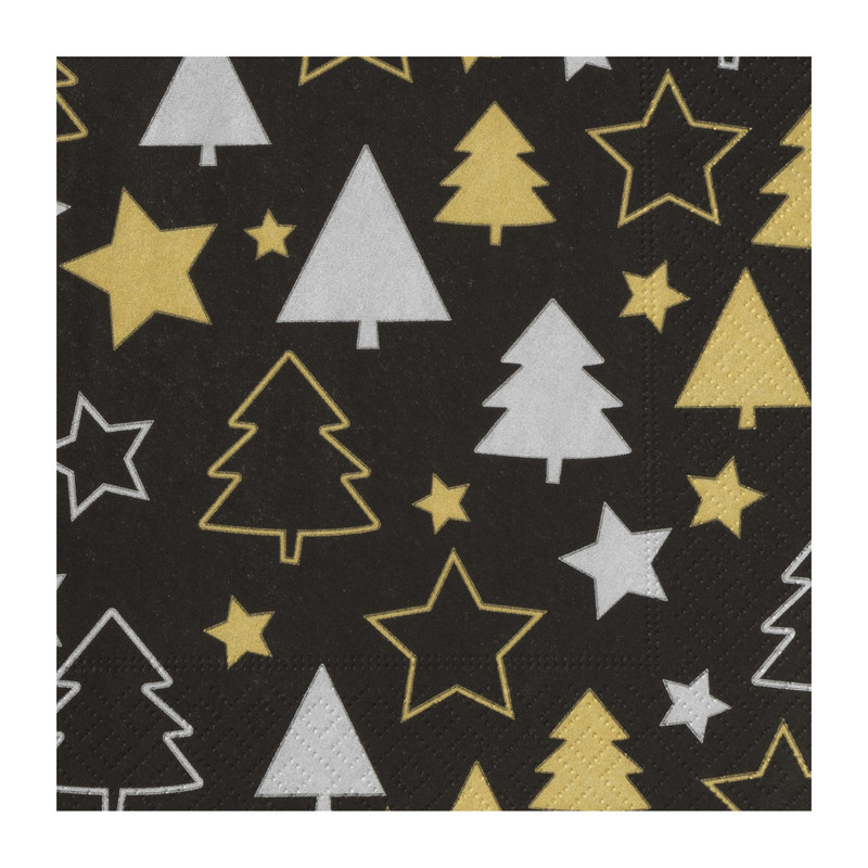 Servetten boom - set van 20 - 33x33 cm