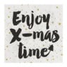 Servetten enjoy - set van 20 - 33x33 cm