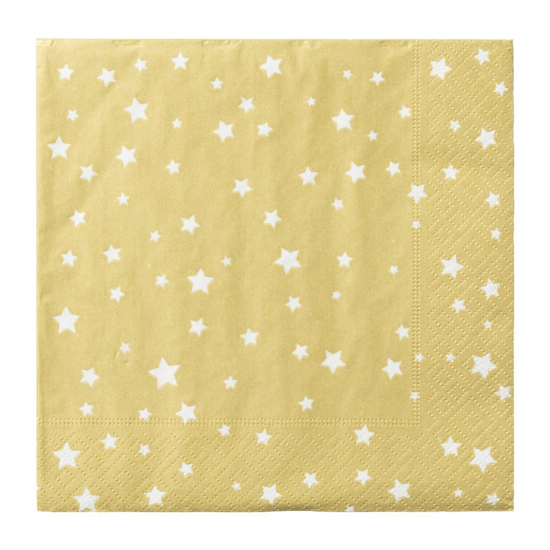 Servet sterren - diverse varianten - 33x33 cm