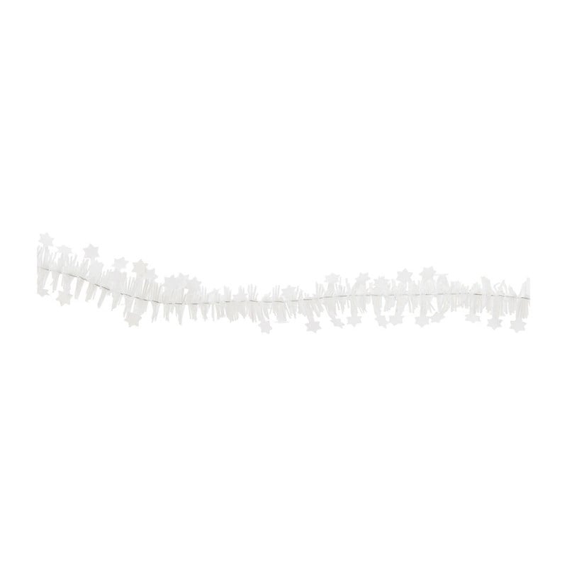 Guirlande sterren - wit - 500 cm