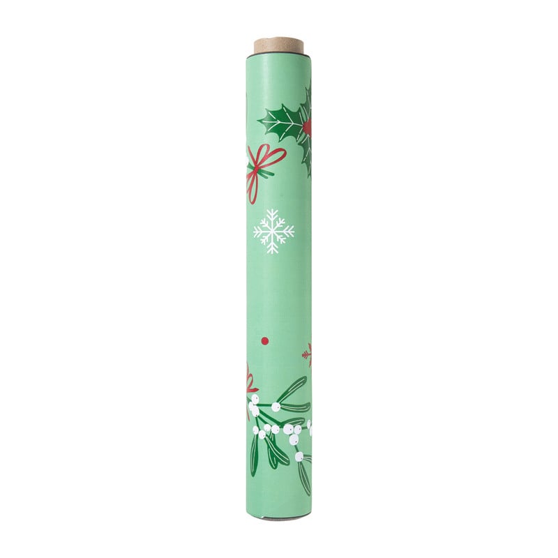 Servet 3-in-1 mistletoe - groen - 40x48 cm
