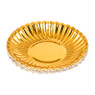 Mini papieren bordjes goud - Ø10cm - set van 8