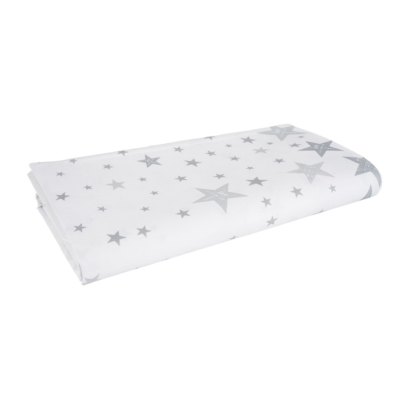 Duni tafelkleed - star silver - 138x220 cm