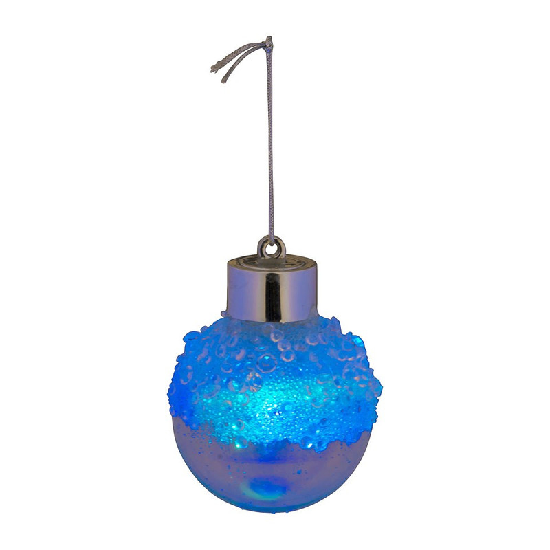 Kerstbal met verlichting - 6 cm