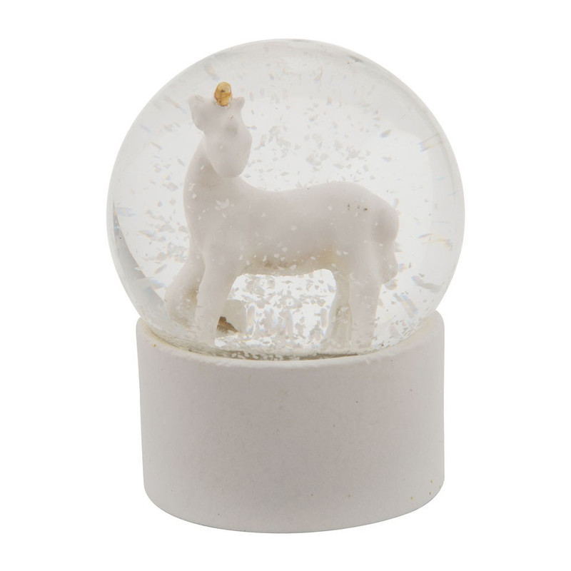 Sneeuwbol - unicorn - 4x5 cm