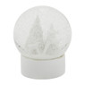 Sneeuwbol - bomen en hertjes - 12x14 cm