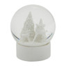 Sneeuwbol - bomen en hertjes - 12x14 cm