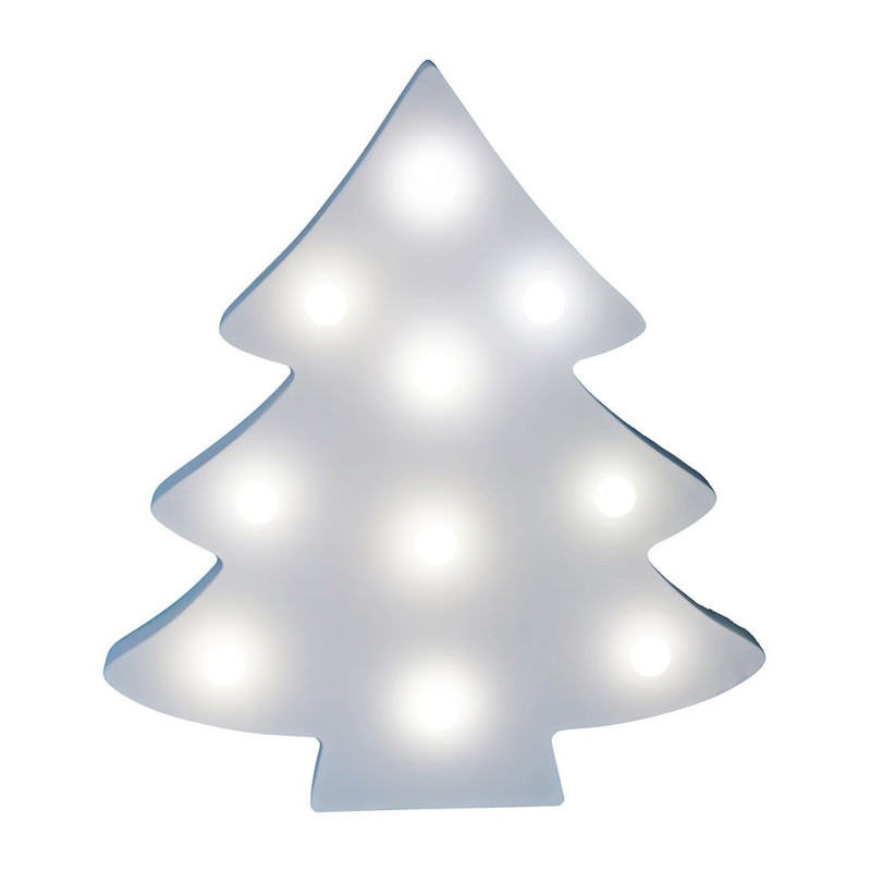 Verlichting kerstboom - wit