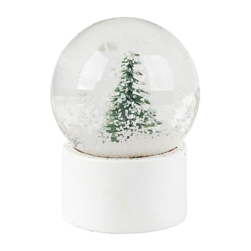 Sneeuwbol - kerstboom - 4,5x4,5x6 cm