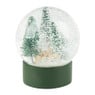 Sneeuwbol met reindier, huis & bomen - ø10 cm 
