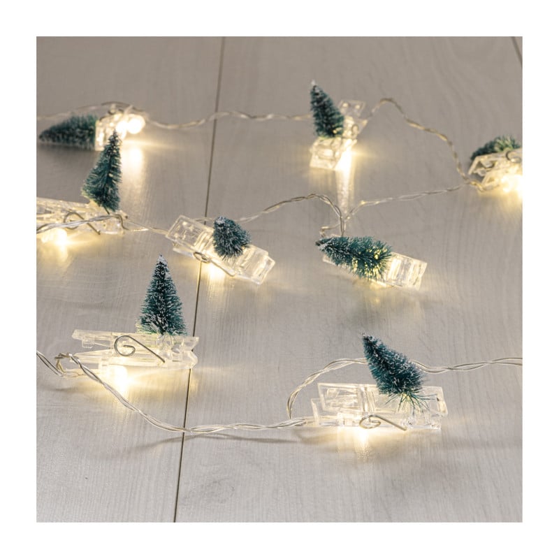 Kerstverlichting knijpers - kerstboom - 1.65 meter