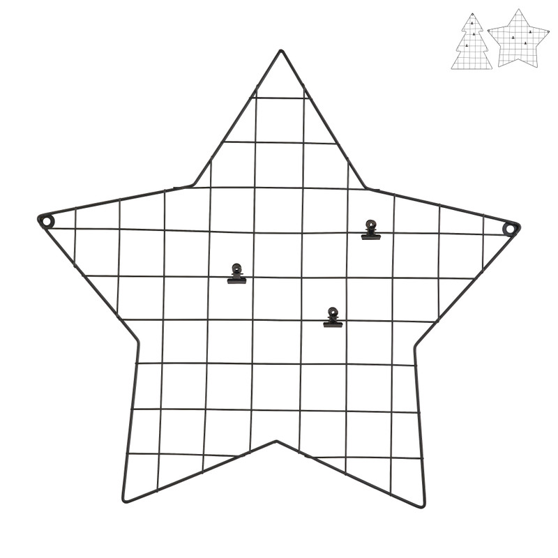 Wandrek ster/boom - 49,5 cm