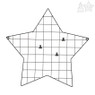 Wandrek ster/boom - 49,5 cm