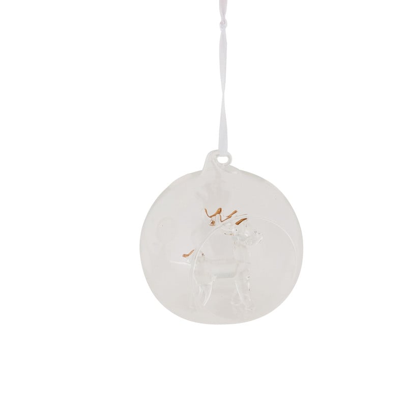 Kerstbal ornament - ø8 cm