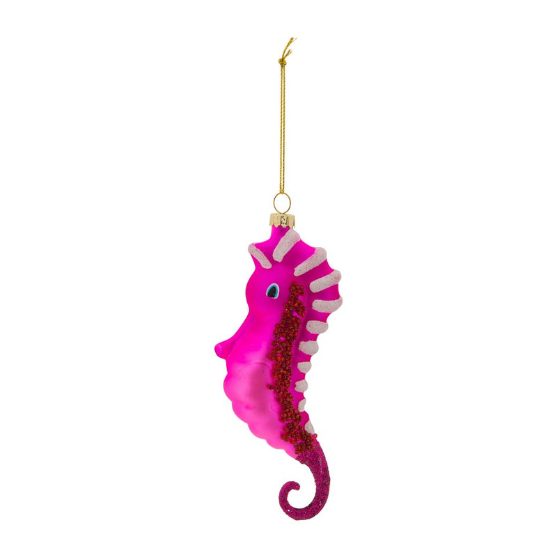 Kersthanger - zeepaard - 5x14 cm