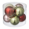 Kerstbal box - set van 8 - ø7 cm