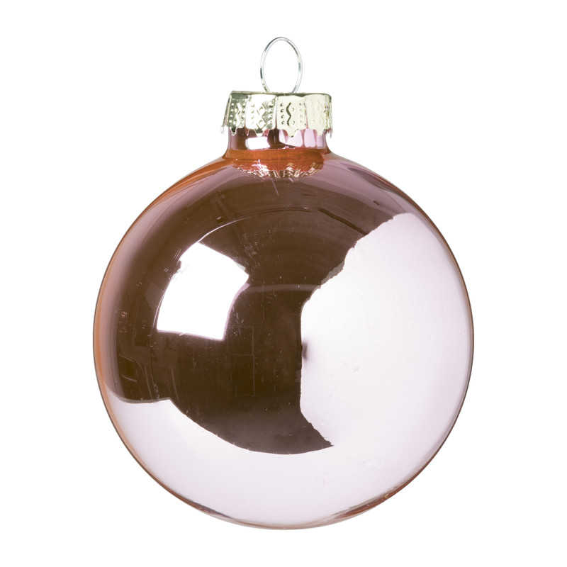 Kerstbal box - set van 8 - ø7 cm